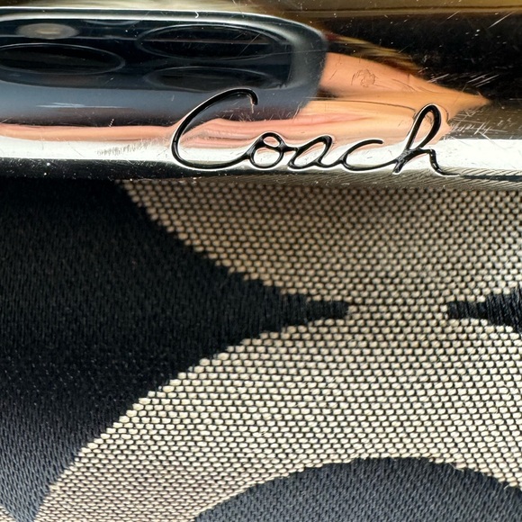 Coach Kristin Op Art Sateen Zip Top Tote. - Picture 3 of 15